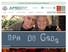Tablet Screenshot of apbdrf.org